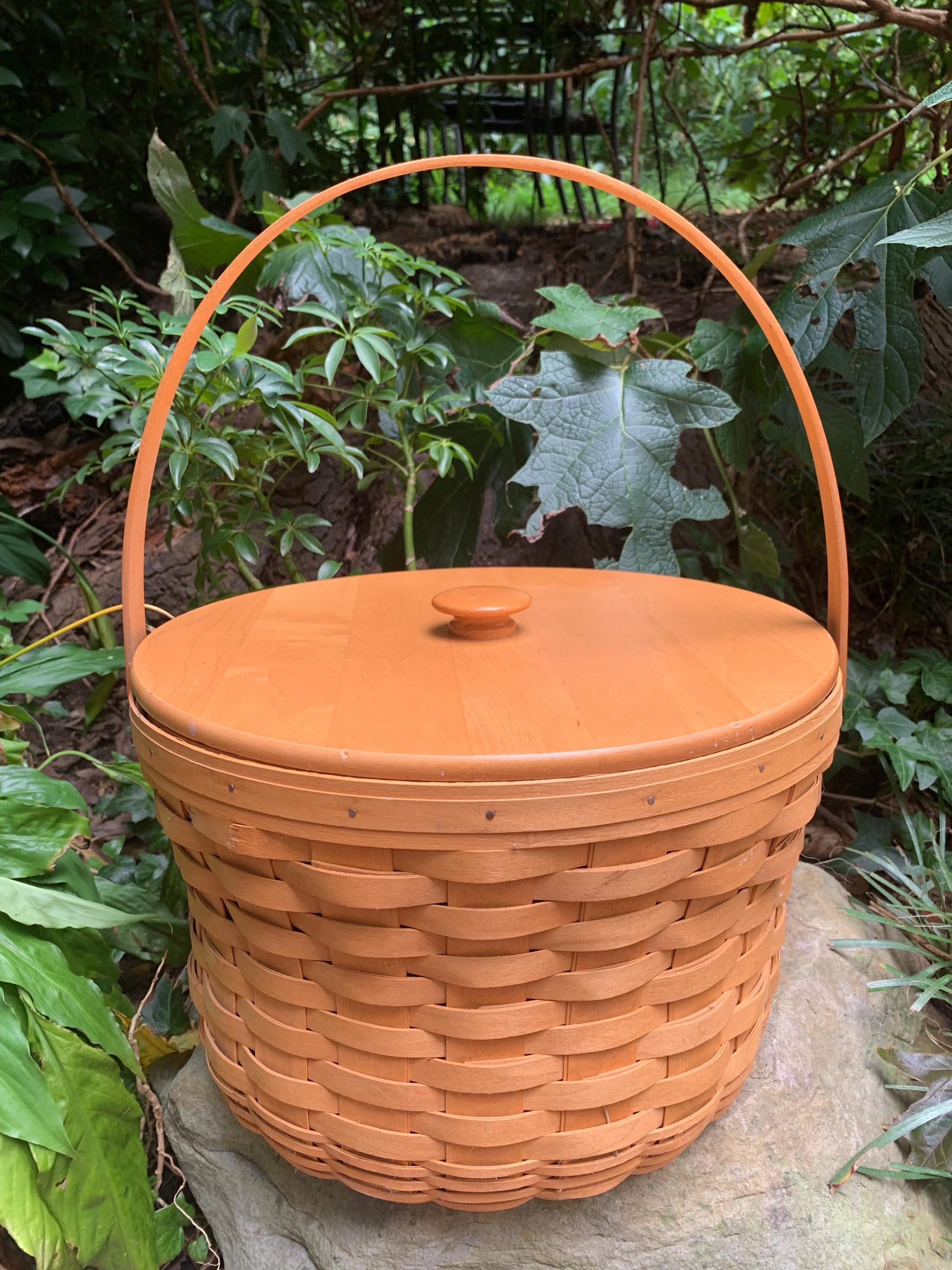 Large Longaberger Basket No Handles - Etsy