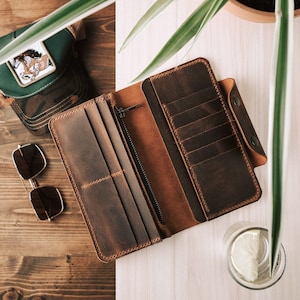 Siera v2 Opulence: billetera de cuero genuino: una sinfonía de estilo con una artesanía impecable