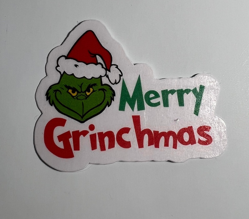 Grinch Stickers Etsy