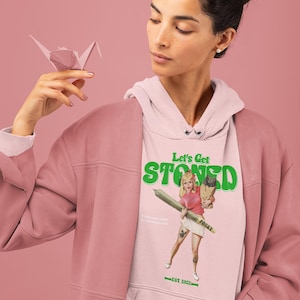 Let’s Get Stoned Hoodie | Unisex Vintage Pullover | Cozy & Stylish Graphic Sweatshirt