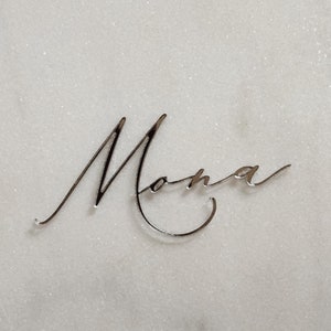 Elegant Cake Charm, Name Cake Charm, Personalized Cake Charm