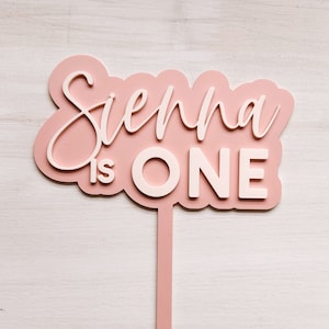 First Birthday Cake Topper, Personalized 1st Birthday Cake Toppers, Baby Birthday One Cake Decoration