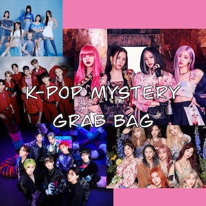 KPOP MYSTERY GRAB Tasche | Ateez | Herzchen | Schwarzrosa | Streuner | Zweimal | Aespa + Mehr
