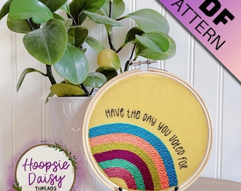 You Voted For, Modern Embroidery Pattern for Beginners- PDF Printable Download