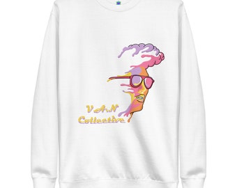 Unisex V.A.N Collective Sweatshirt, colorful, vibrant, sweatshirt, urban, merch