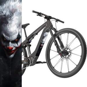 Joker Clown - Battery Sticker Cover Universal / Protective Film / for all E-Bikes Cube, Haibike, ghost more