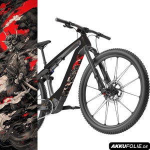 Samurai 3 - Battery Sticker Cover Universal / Protective Film / for all E-Bikes cube, haibike and more