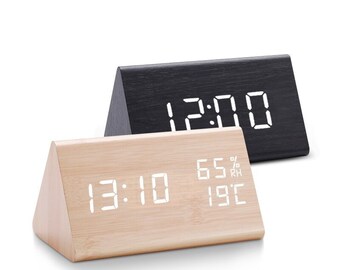 Horloge LED numérique / réveil Organisateur de bureau pour Home Office Articles Organizer Organisation Bureau & Desk Fournitures Home Clock