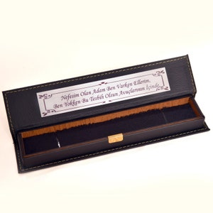 Handgefertigte Geschenkdoos met personalisierter Gravur - Dein individuller Wunschtext - Made in Germany - deutsche Handarbeit