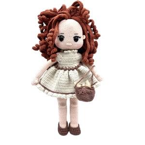 Handgemachte Amigurumi Puppe - Hochwertige Handarbeit, Ein wahrer Glücksbringer, Baby Geschenke, Schmusepuppe Geschenk für Babyshower