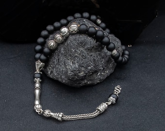 Personalized Onyx Prayer Beads - Custom Islamic Gift, Made in Germany