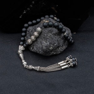 Tesbih mit Namen, Gebetskette personalisiert, Herrengeschenk mit Armband, Gifts for men, Handgefertigt direkt aus Offenbach