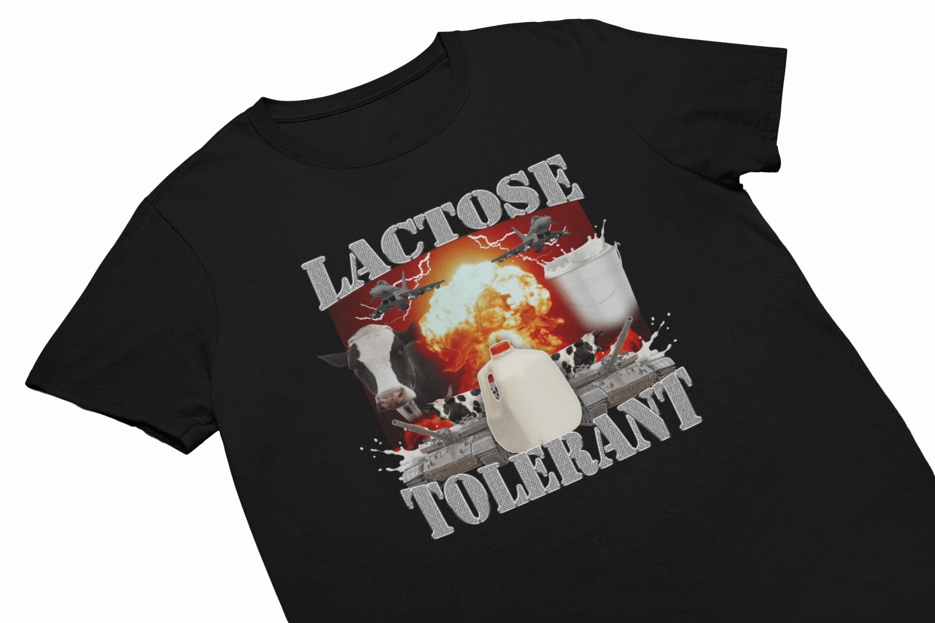 Lactose Tolerant Funny Meme Tshirt Oddly Specific Shirt Etsy UK