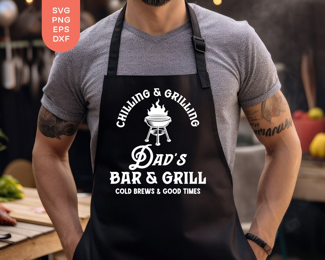 Grill Apron SVG PNG EPS, Bbq Apron Svg, Grilling Png, Cook Out Eps