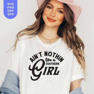 Southern Tshirt SVG PNG DXF, Cowgirl svg, Southern Belle, Western Tshirt, Country Girl, Digital Download, Cricut