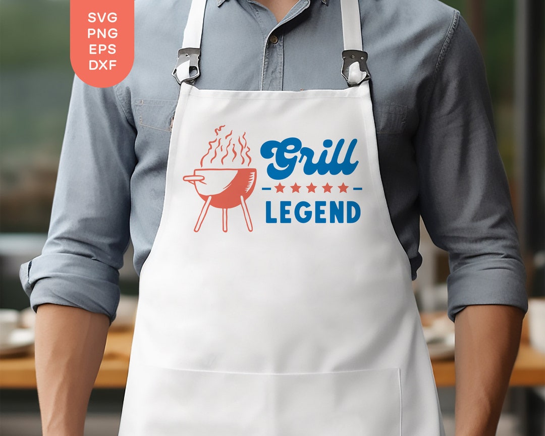 Grill Apron SVG PNG EPS Bbq Apron Svg Grilling Png Cook Out Etsy