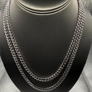 10k white Gold Cuban Chain 6.23mm  Thickness Mens Cuban, Womens Cuban