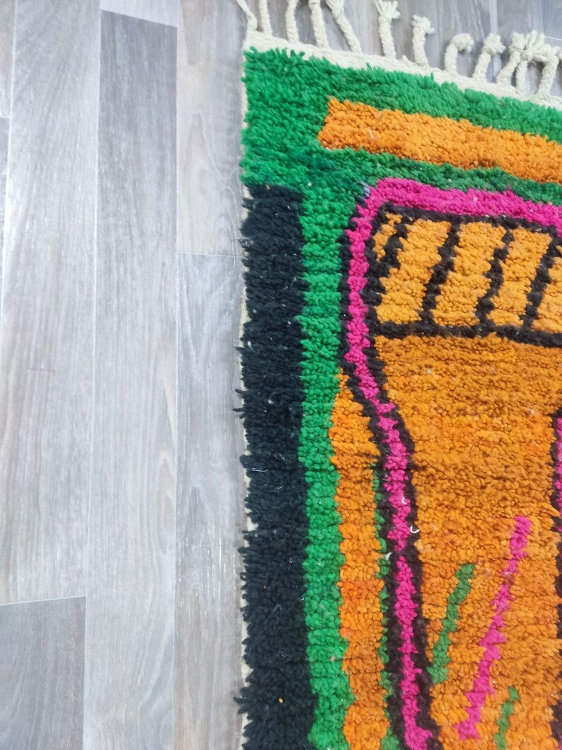 Custom Morocco Runner Rug,authentic Moroccan Rug,colorful Wool Runner