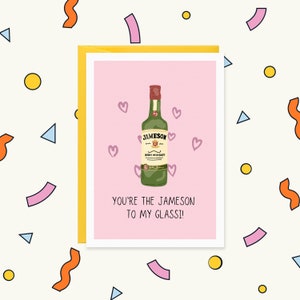 Jameson to my Glassi - Tarjetas punjabi divertidas - Punjabi - Tarjeta desi - Tarjeta punjabi - Romántica punjabi - Tarjeta punjabi para el día de San Valentín