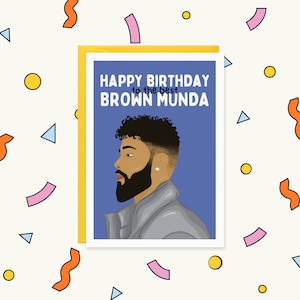 Brown Munda - Brown Munde - AP Dhillon Card - AP Dhillon - Brown Munda Card - Sud-Asiatico - Desi Card - Punjabi Card - Punjabi romantico