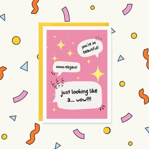 On dirait juste un wow ! - Carte Desi Tiktok drôle - Carte Tik Tok drôle - Asie du Sud - Cartes Desi pour la fête des mères - Carte du Pendjab pour la fête des mères