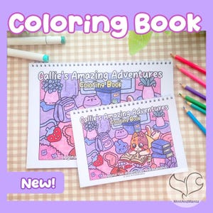 Callie&#39;s Amazing Adventure Coloring Book | Coloring Book for Kids & Adults busy book