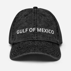Gulf of Mexico Vintage Cotton Twill Cap