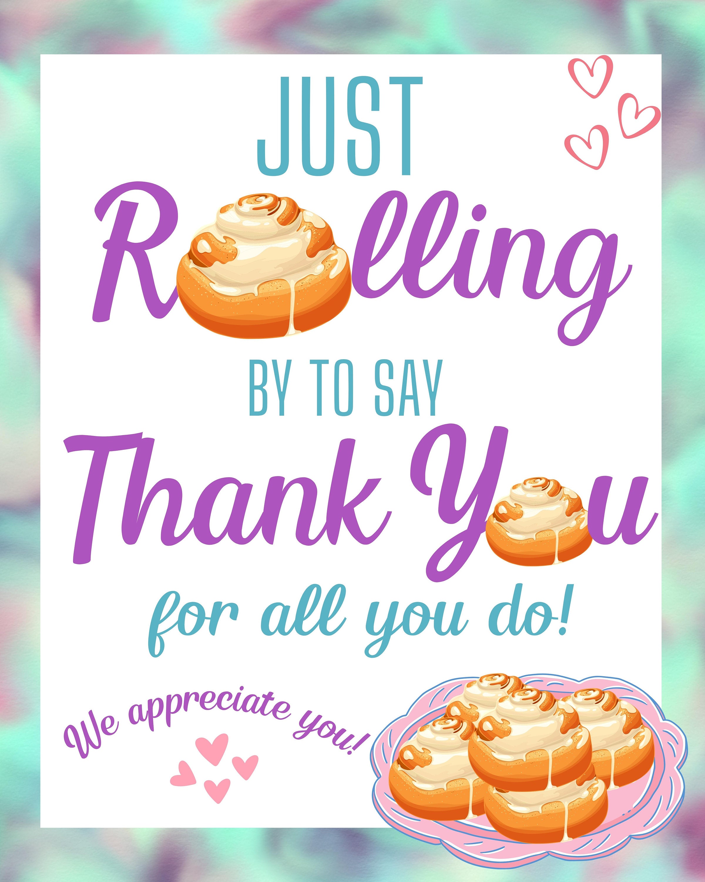 Teacher Appreciation Signs Bundle Teacher Thank You Flyers - Instant ...