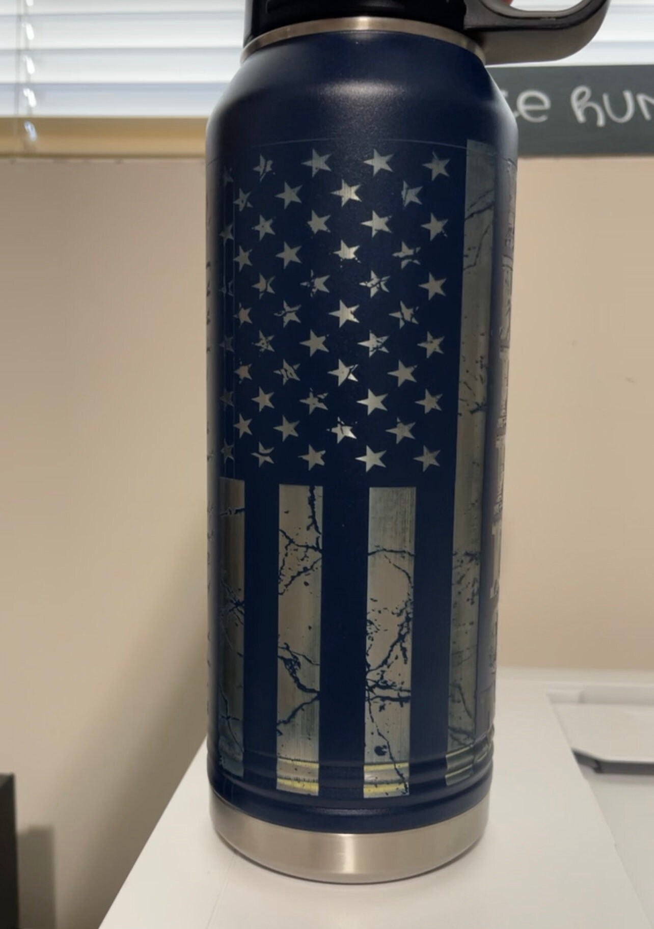American Eagle Freedom Laser Engraved Full Wrap Polar Camel 32 Oz Water ...
