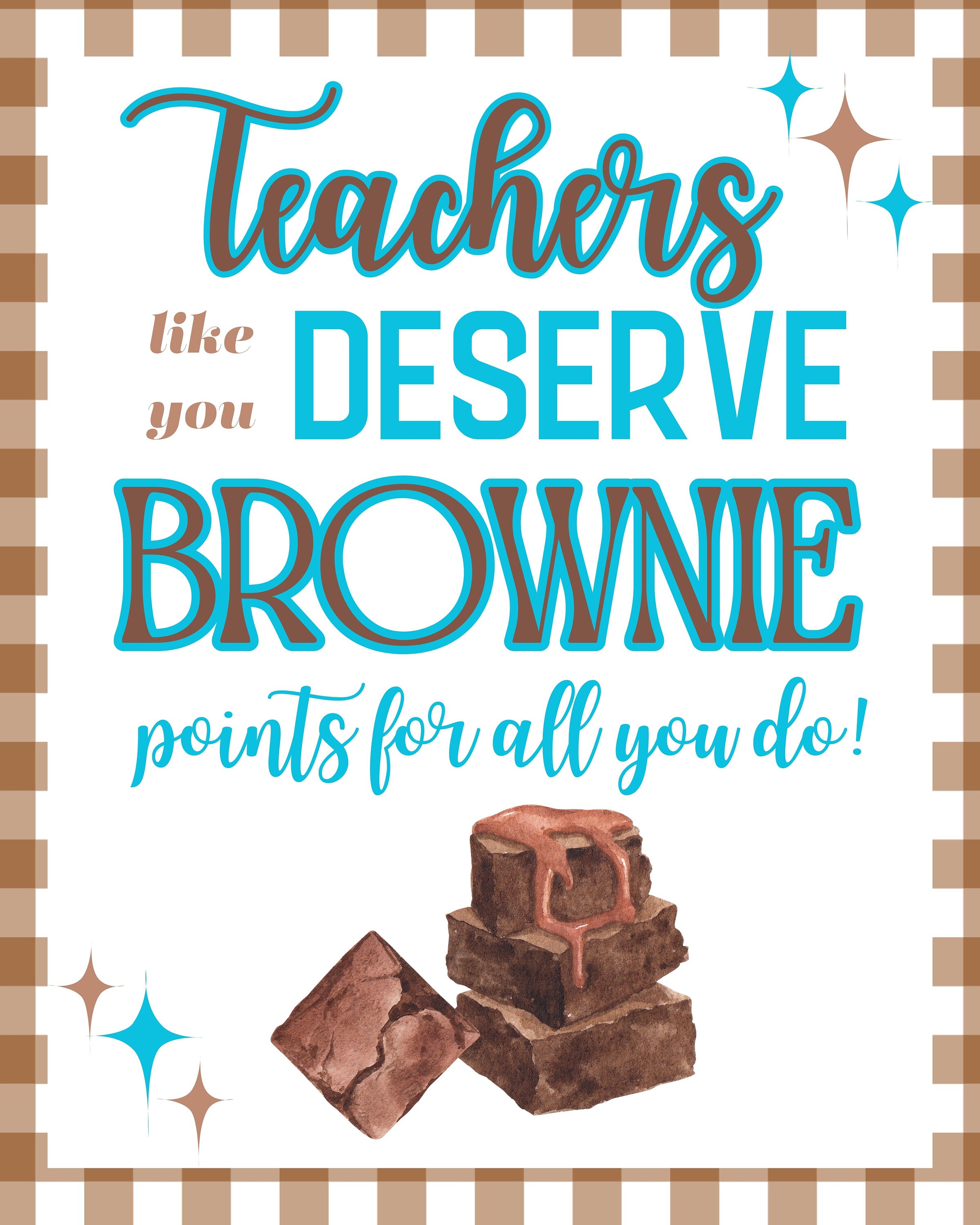 Teacher Appreciation Signs Bundle Teacher Thank You Flyers - Instant ...