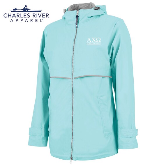 Aqua charles river rain best sale jacket
