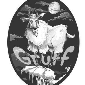 Vinyl Mountain Goat Sticker