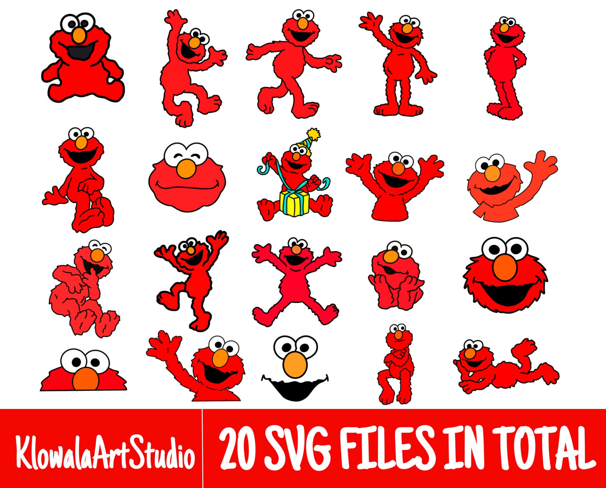 Elmo Cartoon - Etsy Elmo Cartoon - Etsy