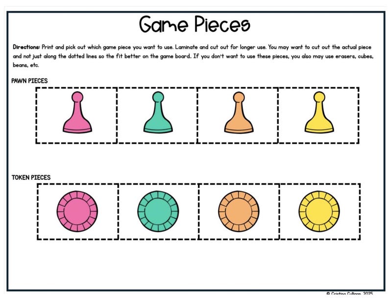 Classical Conversations Cycle 2 Memory Work Review Games | Weeks 1–24 CC Printable Board Games | Homeschool Memory Work Activity image 8