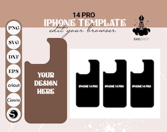 iPhone 14 Pro  SVG, iPhone 14 Pro  template, Phone Case 14 Pro  Template, iPhone Case 14 Pro  SVG, Phone Case Design