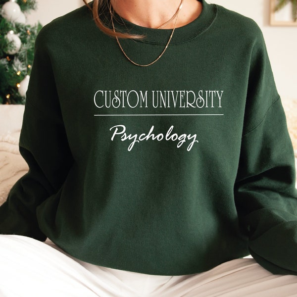 Custom College Sweatshirts, Custom University Name Sweatshirt, Custom Design University Sweatshirt, Personalized College Program Shirt OF471