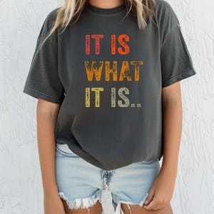 It is What It is Shirt, Funny Quote Shirt, Birthday Gift, Funny Sayings Shirt, Funny Shirts for Women, Sarcastic Shirt, Slogan Tshirt  OF426
