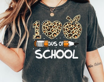 100 Days of School Shirt, Happy 100 Days Shirt, Student Tshirt, School Shirt, 100 Day Shirt, 100th Day Of School Celebration Tee, OF850