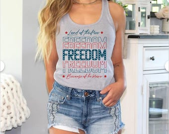 Débardeur de célébration des 250 ans de liberté, t-shirt patriotique américain 1776-2026, AS-2496