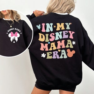 In My Disney Mama Era Sweatshirt, In My Disney Mom Era Sweatshirt, Disney Mom Hoodie, Minnie Mouse Mom Sweater, Mother's Day Gift, OF915