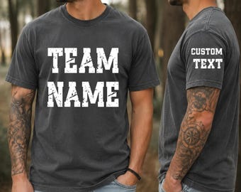 Custom Sports Team Shirts,Personalized Name and Number Jersey Tee,Front Back Sleeve Print Athletic Team Uniform Shirt,AS-2123