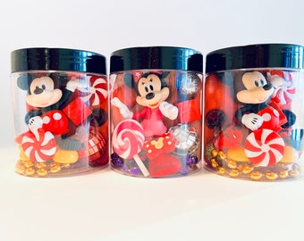 MINNIE Inspired Playdough Jars | Sensory Play Dough | Play Dough Jar | Minnie Mouse Party Favors | Toddler Birthday | Kids Party | Busy Jars