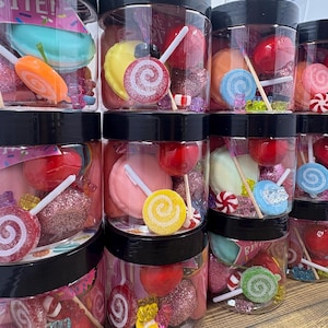 CANDY Theme Playdough Favors | Play Dough Jar | Candy Birthday Favor | Candy Birthday Party | Sweets Themed Birthday | Pretend Play for Kids