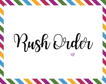 Expedited Order Processing: Rush My Order