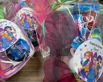DEMON HUNTERS Party Favor Bags | K-Pop Goodie Bags | Prefilled Birthday Favors | K-Pop Hunters Party | Personalized Party Favors