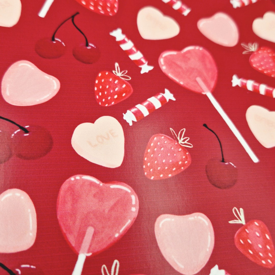 Wrapper Printable Red Red Sweets Gift Wrap – Printable Valentine's Wrapping Paper (A4) - Etsy