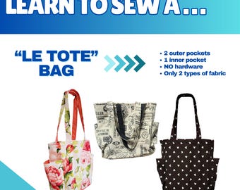 Le Tote Bag Sewing Pattern: Step-by-Step Guide (PDF Download)