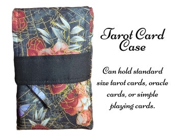 Handmade cotton fabric misc case | card | Roses and Gold | Moon | Halloween | 2 Choices