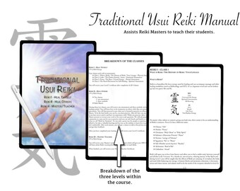 Traditional Usui Reiki Manual | digital | course | book | PDF | teaching | class | reiki | download