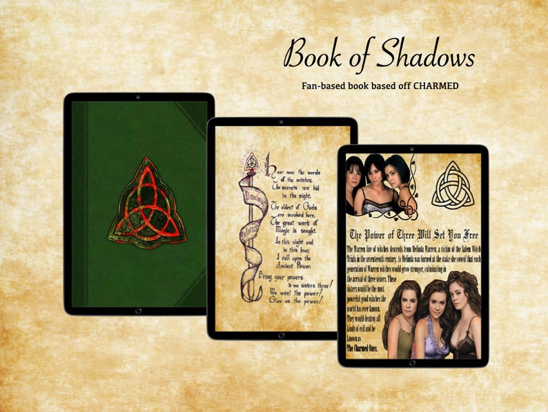 Book of Shadows PDF | 400+ Pages | Charmed-inspired Fan Book | Spells ...